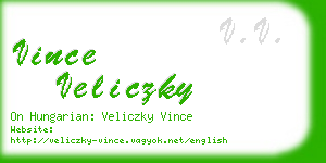 vince veliczky business card